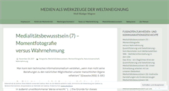 Desktop Screenshot of medienkompetenzrevisited.com